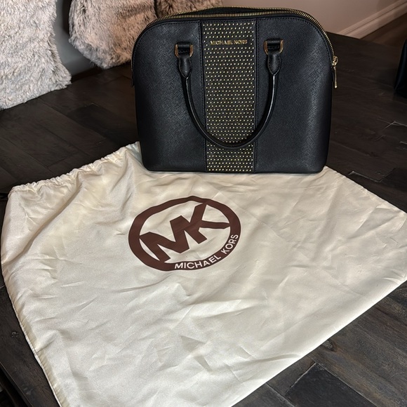 Michael Kors Studded Cindy Medium Dome Satchel WITH DUST BAG - Picture 8 of 8